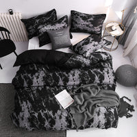 HKM-048147 3-Piece Geometric Pattern Bedding Set for 2.0m (6.6 feet) Beds - European and American Style, Made of 100% Polyester