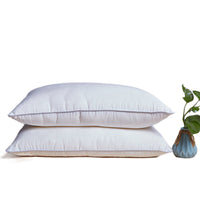 HKM-048339 Extra Soft Silk Medium Low Profile Pillow - 48x74cm, Regenerated Cellulose Fiber Filling