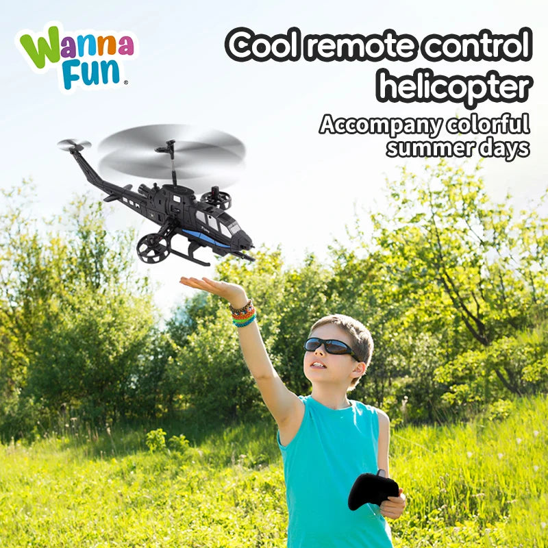 HKM-048339 Remote Control Helicopter Model WT224667 - 2.4G Outdoor Flying Toy for Ages 5 and Up