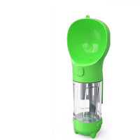 HKM-048403 Pet Multi-functional Water Bottle with Waste Disposal Features - 300ml Capacity, Available in Multiple Colors