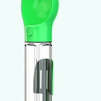 HKM-048403 Pet Multi-functional Water Bottle with Waste Disposal Features - 300ml Capacity, Available in Multiple Colors