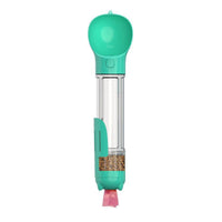 HKM-048403 Pet Multi-functional Water Bottle with Waste Disposal Features - 300ml Capacity, Available in Multiple Colors