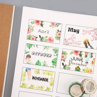 HKM-048467 A4 Mirror Comic Book with Kraft Paper Cover - Nostalgic Retro Style, 64 Pages of Kodolin Paper