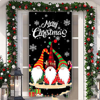 HKM-048659 Christmas and New Year Santa Claus Door Curtain in Cute Design, 180x90cm, Spring Buds Material