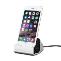 HKM-048787 Multifunctional Type-C and Micro USB 2-in-1 Charging Base and Data Cable for Desktop Use