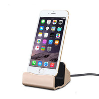HKM-048787 Multifunctional Type-C and Micro USB 2-in-1 Charging Base and Data Cable for Desktop Use