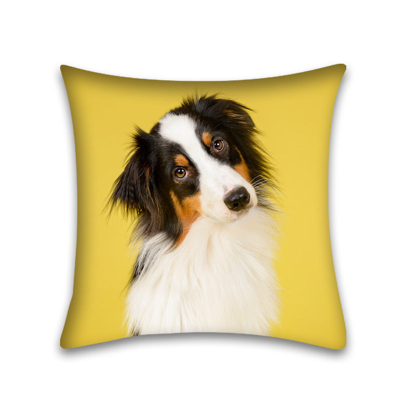HKM-048915 Modern Peach Skin Pillowcase for Pets - 45x45 Cushion Cover