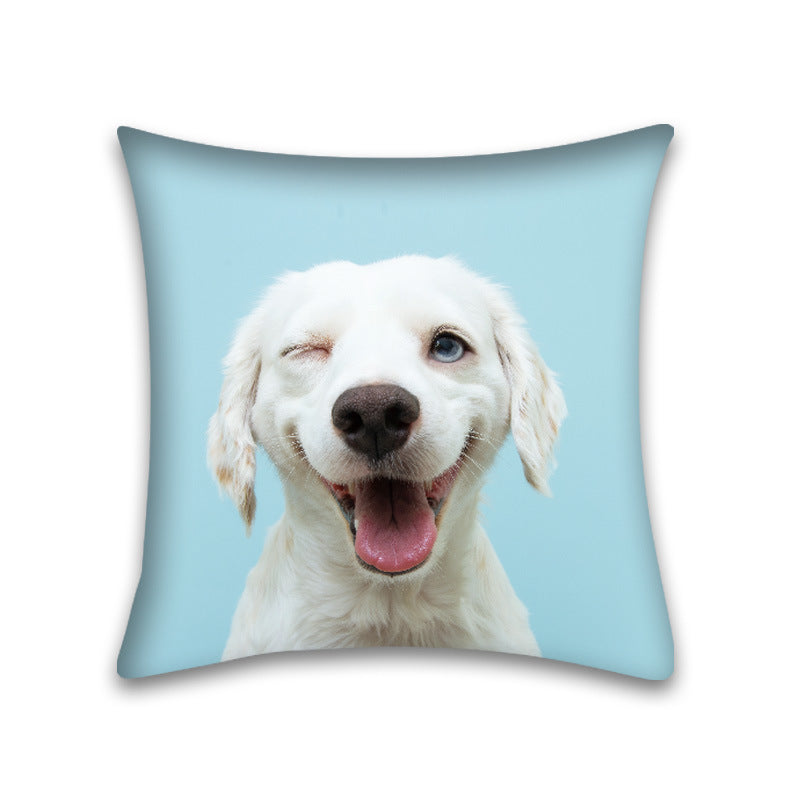 HKM-048915 Modern Peach Skin Pillowcase for Pets - 45x45 Cushion Cover