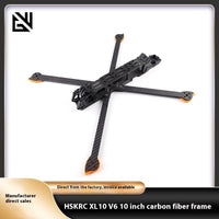 HKM-049235 HSKRC XL10 V6 10-Inch Carbon Fiber Drone Frame for Infants with 3D Printed Parts