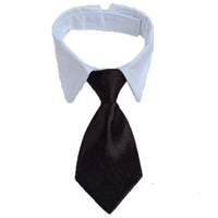 HKM-049235 Striped Cotton Polyester Dog Bow Tie Scarf Collar - Summer Hip Hop Style