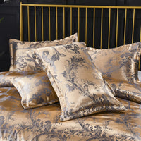 HKM-049299 Three-Piece Polyester Bedding Set with Reactive Print, Various Sizes Available
