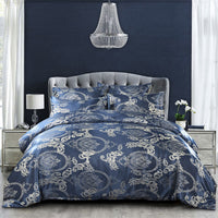 HKM-049299 Three-Piece Polyester Bedding Set with Reactive Print, Various Sizes Available