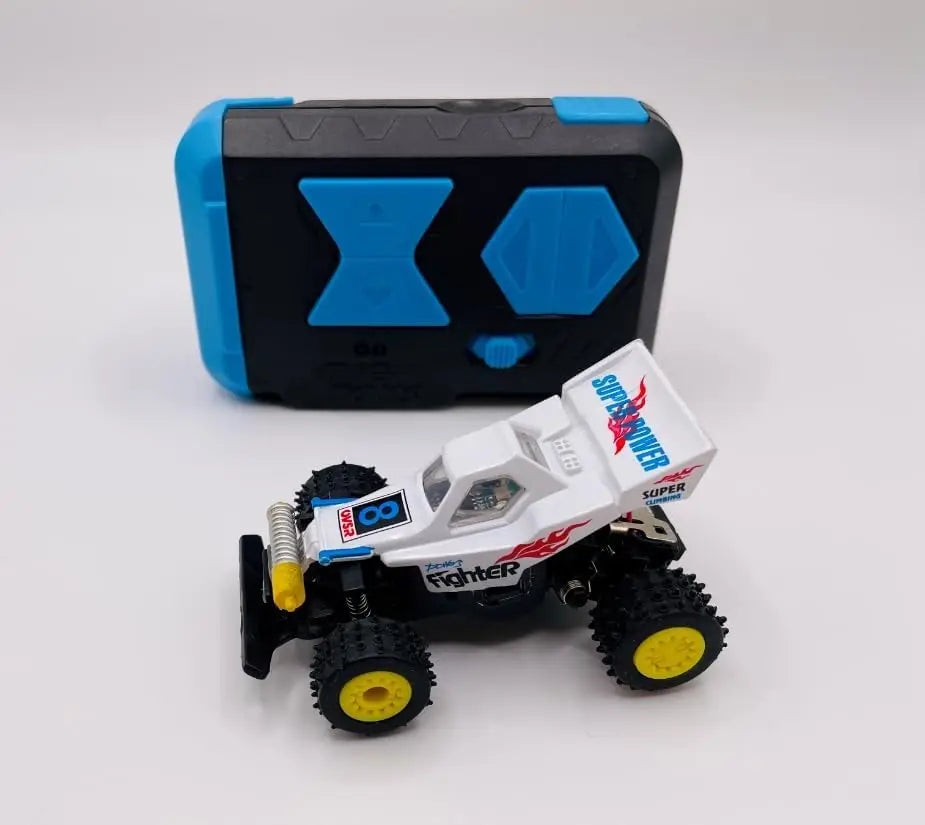 HKM-049491 1:64 Scale Mini RC Buggy Off-Road Remote Control Car, 5-Channel, 2.4G, Ready-to-Go