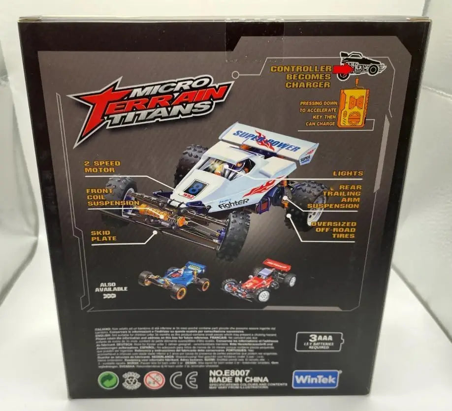 HKM-049491 1:64 Scale Mini RC Buggy Off-Road Remote Control Car, 5-Channel, 2.4G, Ready-to-Go