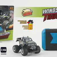 HKM-049491 1:64 Scale Mini RC Buggy Off-Road Remote Control Car, 5-Channel, 2.4G, Ready-to-Go