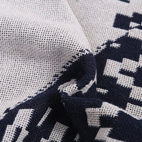 HKM-049747 Cotton Thick Blanket for Sofa - Soft, Durable, and Comfortable Full Cover in Ten Degrees Coast