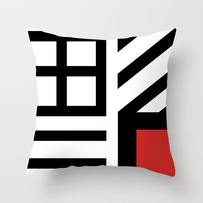 HKM-049811 Cotton Sofa Pillow Pair - 45x45cm Cushion Covers