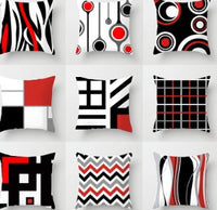 HKM-049811 Cotton Sofa Pillow Pair - 45x45cm Cushion Covers
