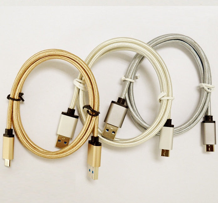 HKM-050067 USB Type-C Charging and Data Transfer Cable with USB 3.0 Support, Durable Metal Plug and Heat Dissipation Design, Fast Charging Compatible