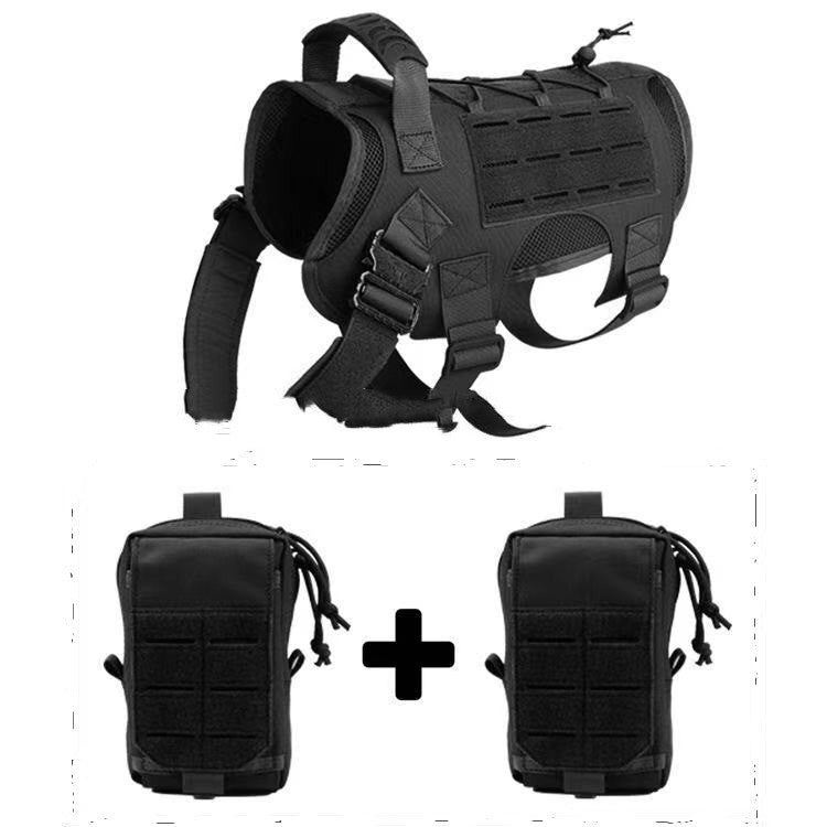HKM-050195 Outdoor Dog Coat Vest - Waterproof Nylon in Various Colors with Accessory Pack