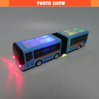 HKM-050323 Electric Battery Operated Big Scale Model Toy Buses for Kids Aged 5-7, Perfect for Imaginative Play