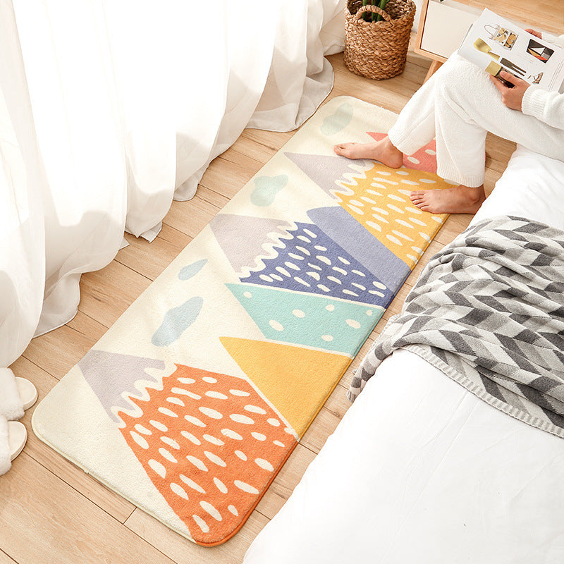 HKM-050451 Cartoon Themed Soft Anti-Slip Area Rug for Kids Room and Living Room Decor, Multi-Size Options