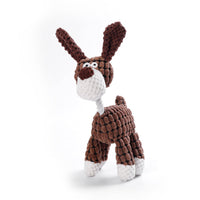 HKM-050451 Interactive Plush Dog Toy with Squeaker for Chewing and Dental Care - Suitable for Small and Large Dogs
