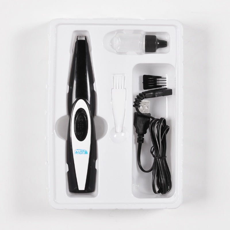 HKM-050451 Rechargeable Pet Nail Grinder Clipper for Cats & Dogs – Low Noise Grooming Tool with Easy Clean Design