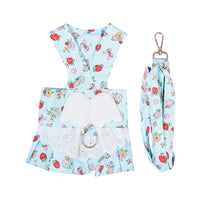 HKM-050515 Angel Wing Dog Harness Dress with Leash Set for Small Breeds