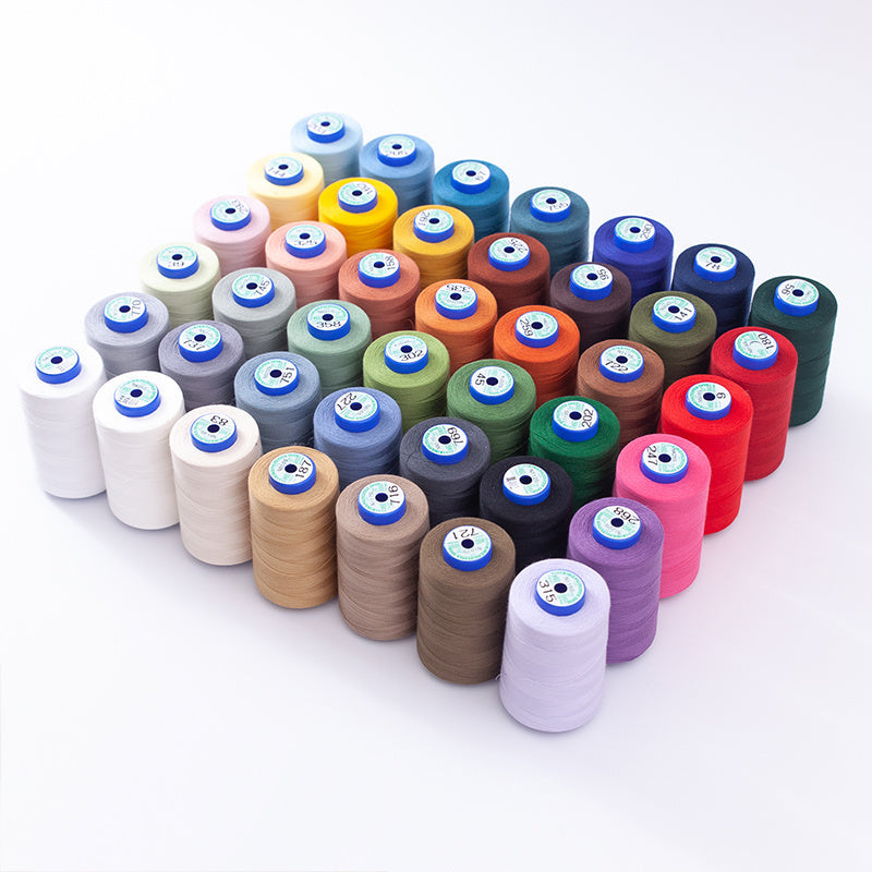HKM-050515 Handmade DIY Big Shaft Machine Sewing Thread - 3000m Polyester, 42 Colors Available