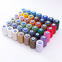 HKM-050515 Handmade DIY Big Shaft Machine Sewing Thread - 3000m Polyester, 42 Colors Available
