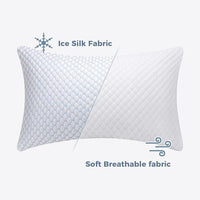 HKM-050963 Lavender Gel Cooling Memory Foam Pillow - Sky Blue & Violet - 64x48cm, 72x48cm, 86x48cm