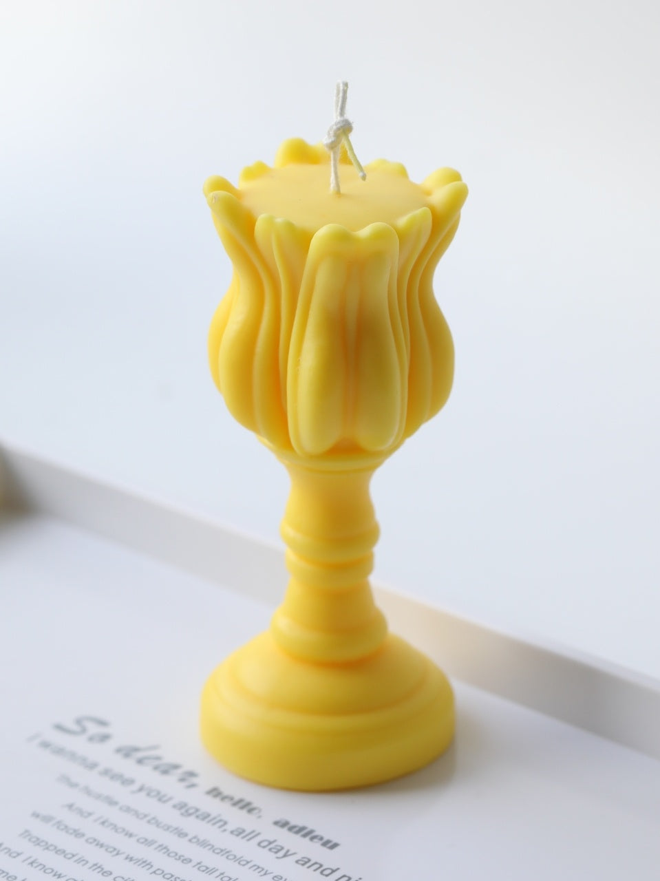 HKM-050963 Tulip Candlestick Silicone Mold for DIY Aromatherapy Candle Making
