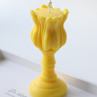 HKM-050963 Tulip Candlestick Silicone Mold for DIY Aromatherapy Candle Making