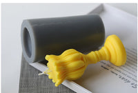 HKM-050963 Tulip Candlestick Silicone Mold for DIY Aromatherapy Candle Making