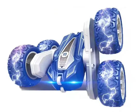 HKM-051091 2.4G Remote Control Double-Sided Stunt Car with 360 Degree Rotation and Lights, Ideal for Ages 5 and Up
