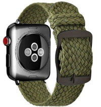 HKM-051347 Belem Perlon Mesh Nylon Strap for Apple Watch - Breathable and Comfortable Design