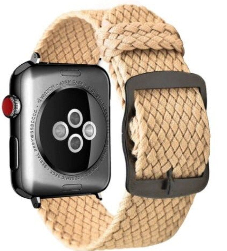 HKM-051347 Belem Perlon Mesh Nylon Strap for Apple Watch - Breathable and Comfortable Design