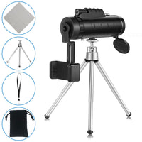 HKM-051411 40X60 Monocular Telescope with High-Quality Optics for Travel and Outdoor Activities