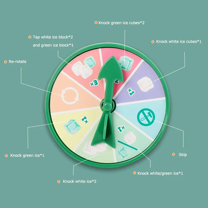 KTX-051411 Penguin Ice Smashing Game - Interactive Puzzle Building Blocks for Family Fun