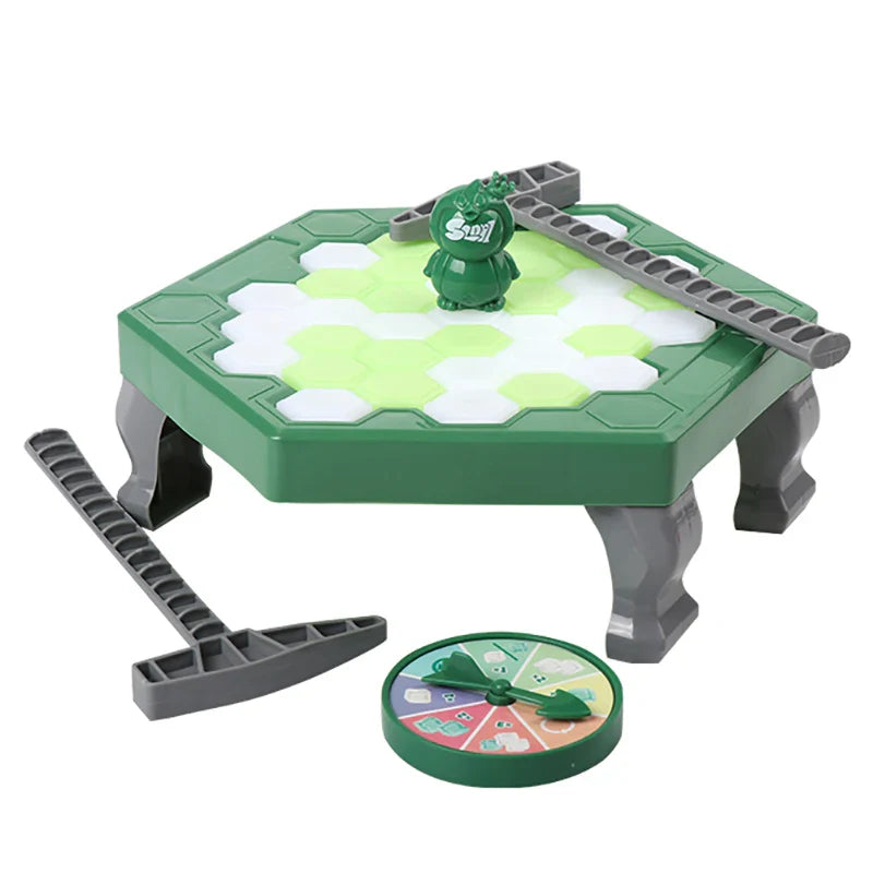 KTX-051411 Penguin Ice Smashing Game - Interactive Puzzle Building Blocks for Family Fun