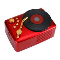 HKM-051539 Bluetooth Record Player with 5-8 Hour Playtime, Dual 5W Speakers, and 10m Range