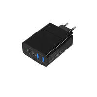 HKM-051731 Dual Port USB-C Charger with 48W Power Delivery, Compact Design, 100-240V Input
