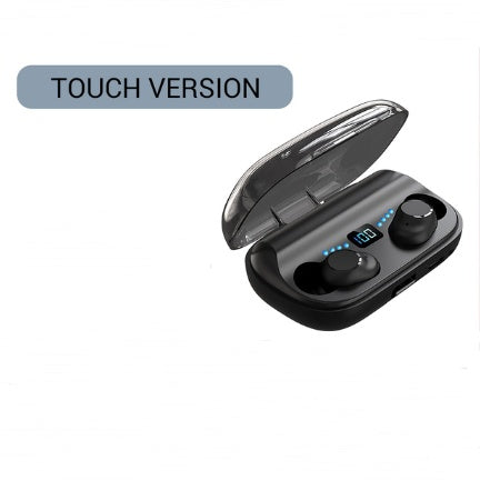 HKM-051731 Stereo Bluetooth Earphones with Charging Case - 50mAh Battery, 3 Hours Music Time, 4 Hours Talk Time