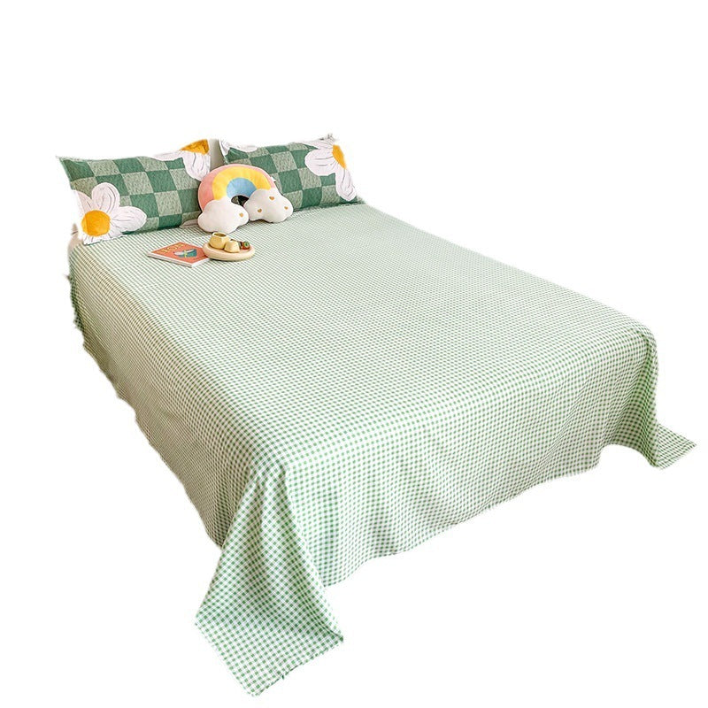 HKM-051987 Aloe Cotton Four-Piece Bedding Set - Striped, Heart-Shaped, Starry Sky, and More Patterns