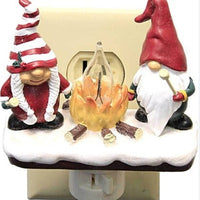 HKM-052115 Creative Resin Ghost Bonfire Night Lamp - Modern Art Ornamental Design, Various Plug Types