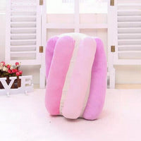 HKM-052115 Personalized Cotton Candy Pillow in Blue and Pink, 35x25cm, Cotton Material