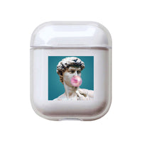 HKM-052179 Transparent Painted Earphone Sleeve with Cartoon Designs and Camouflage Patterns