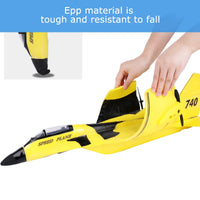 HKM-052243 4 Channel Remote Control Glider Airplane for Outdoor Play - Electric EPP Model for Ages 3+