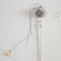 HKM-052307 Feather Tassel Cat Toy with Bell and Bite-Resistant Design